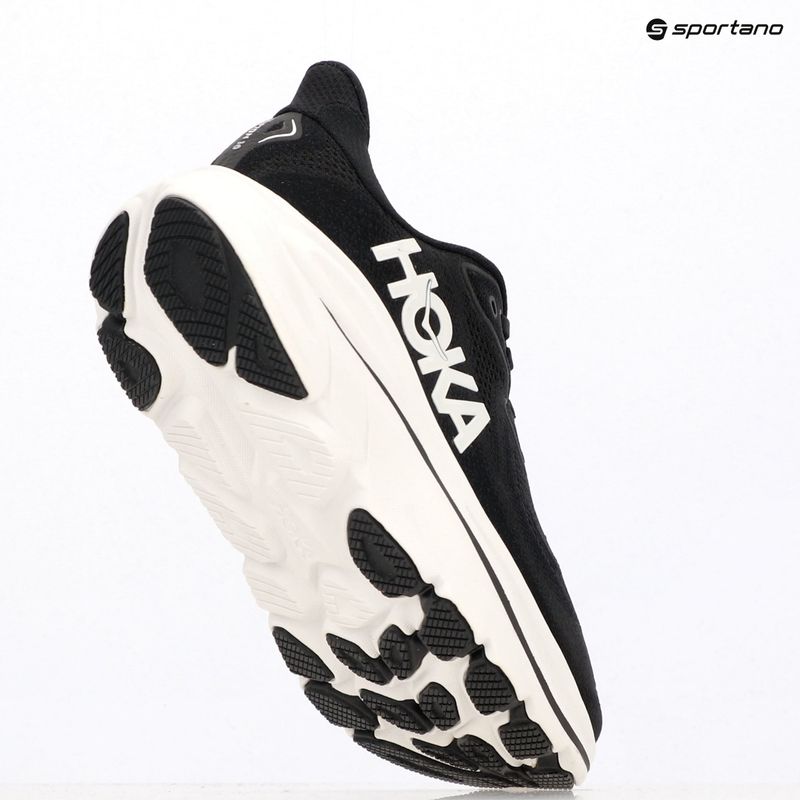 Vyriški bėgimo bateliai HOKA Clifton 10 black/white 17
