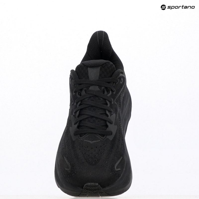 Vyriški bėgimo bateliai HOKA Clifton 10 black/black 17