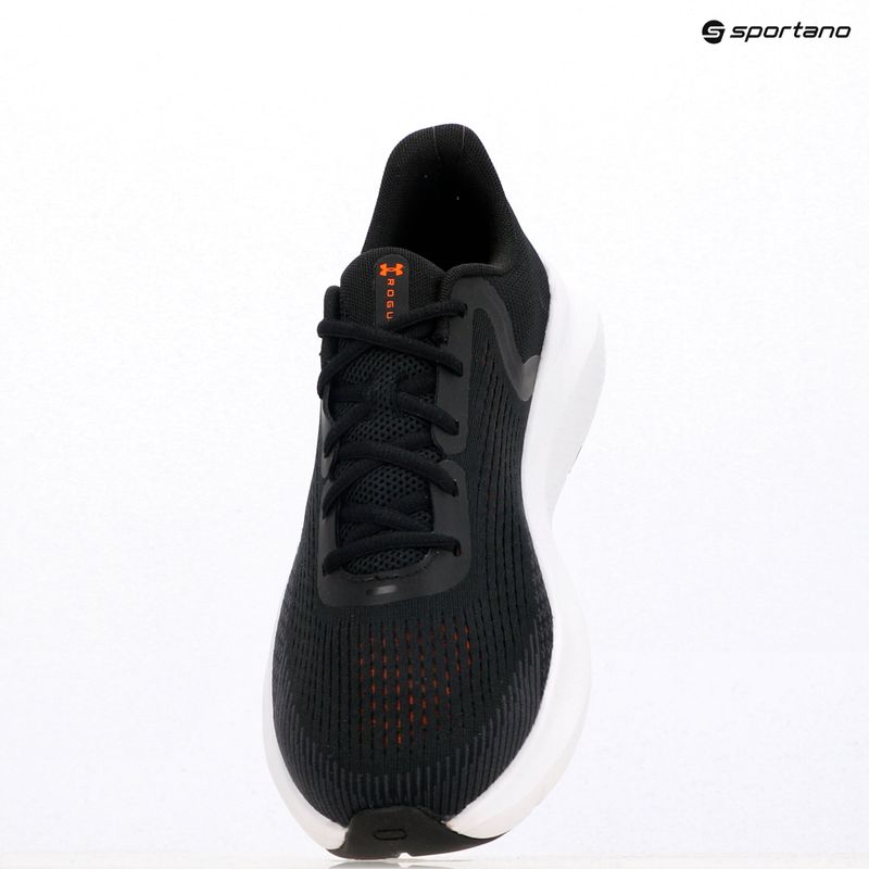 Vyriški bėgimo batai Under Armour Charged Rogue 5 black/black/blaze orange 11