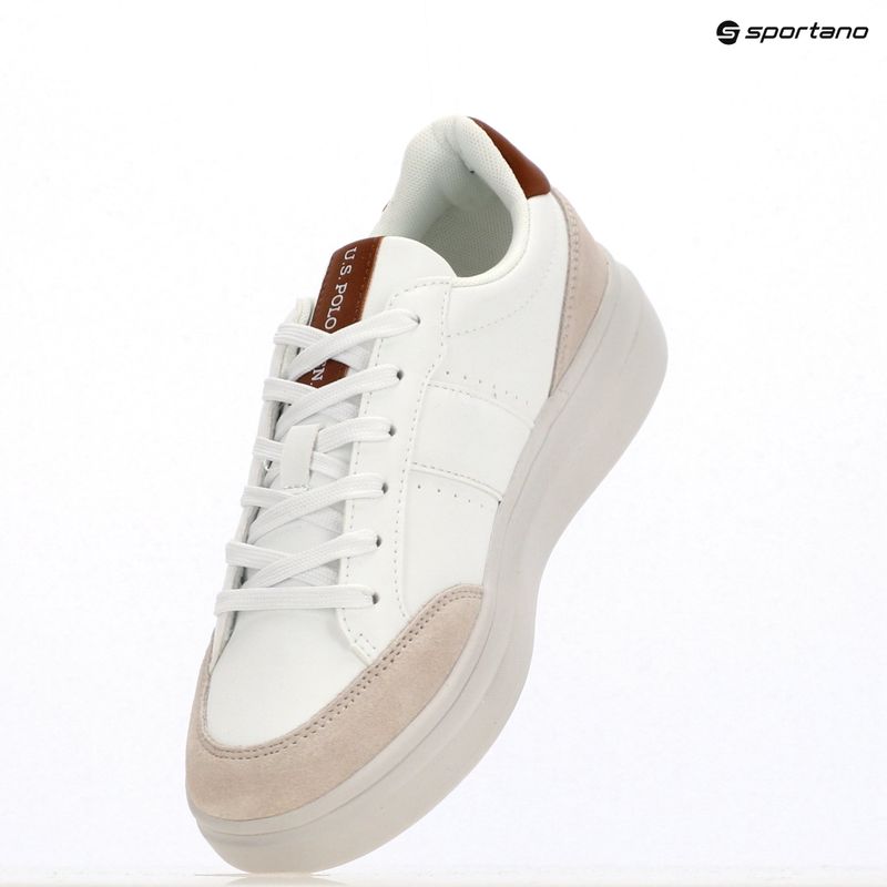Vyriški batai U.S. Polo Assn. CODY003B white/light brown 9