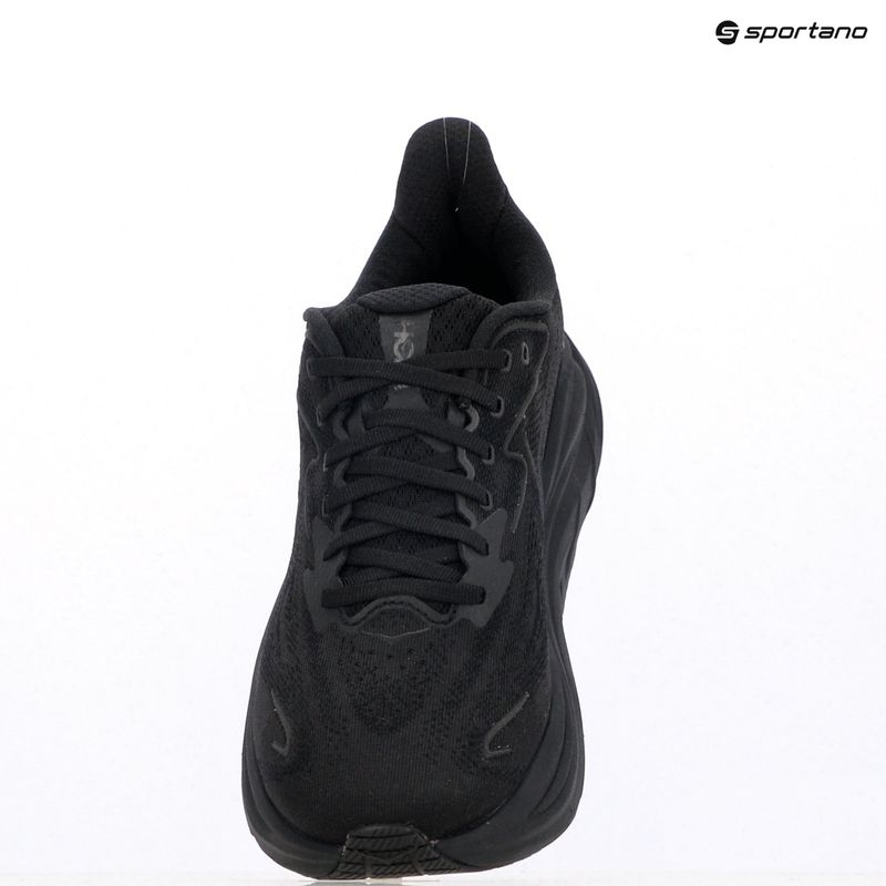 Vyriški bėgimo bateliai HOKA Clifton 10 Wide black/black 17