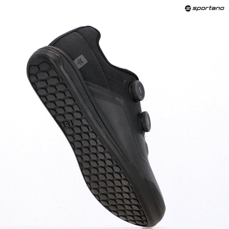 Vyriški platforminiai dviračių batai Fox Racing Union BOA Flat black 9