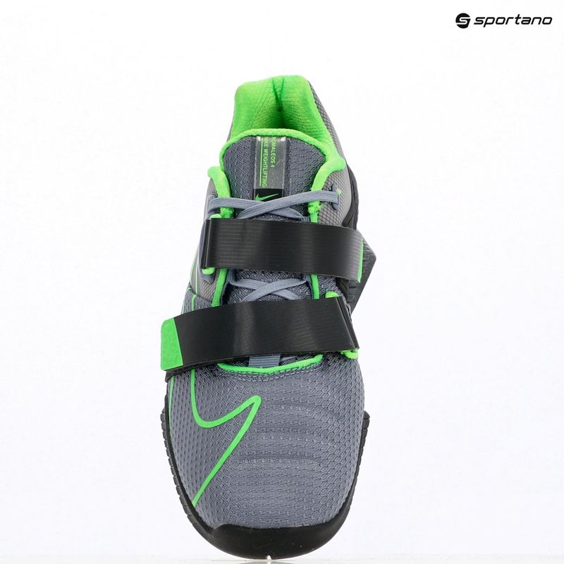 Svorio kilnojimo batai Nike Romaleos 4 ashen slate/green strike/anthracite 9