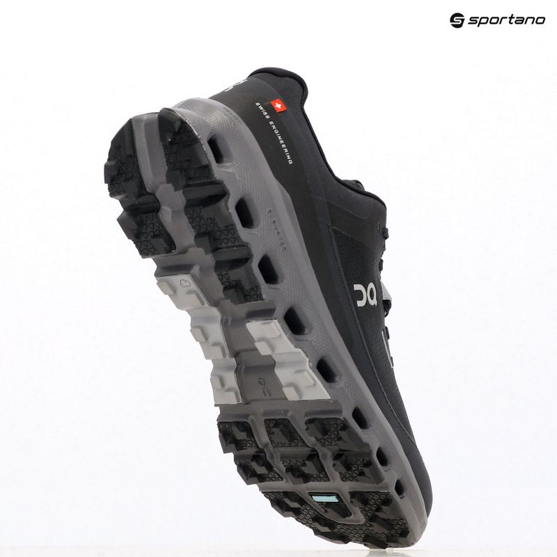 Moteriški bėgimo bateliai On Cloudvista 2 Waterproof black/eclipse 9