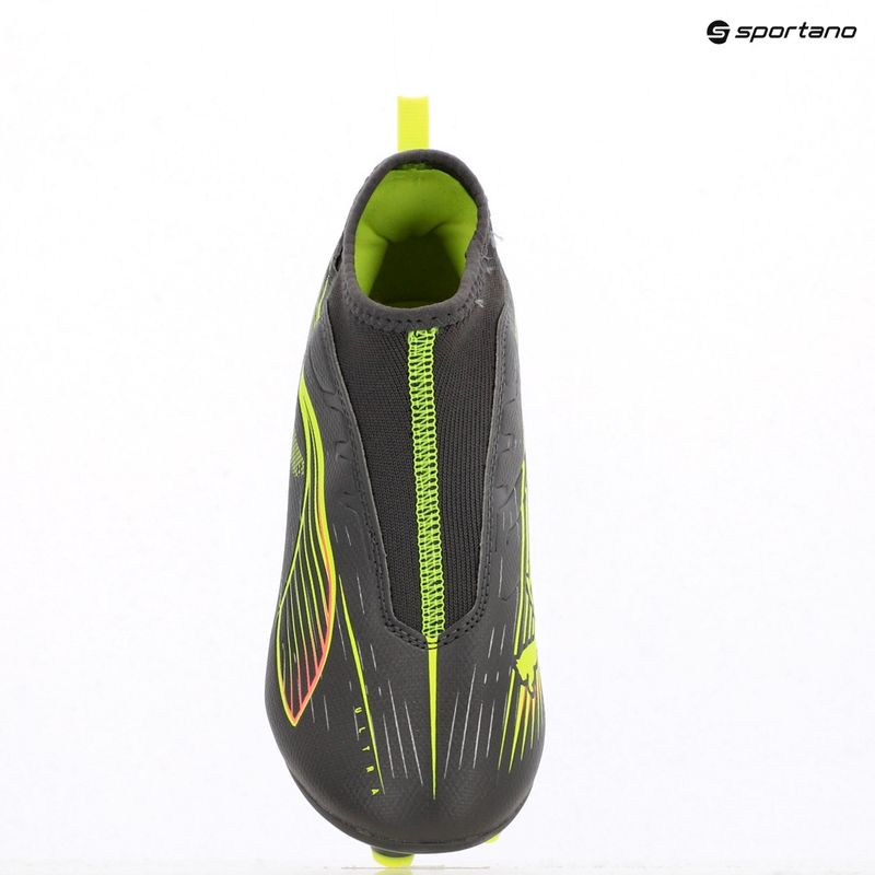 Vaikiški futbolo bateliai PUMA Ultra 5 Match+ LL FG/AG Jr matte aged silver/yellow alert/puma aged silver 9
