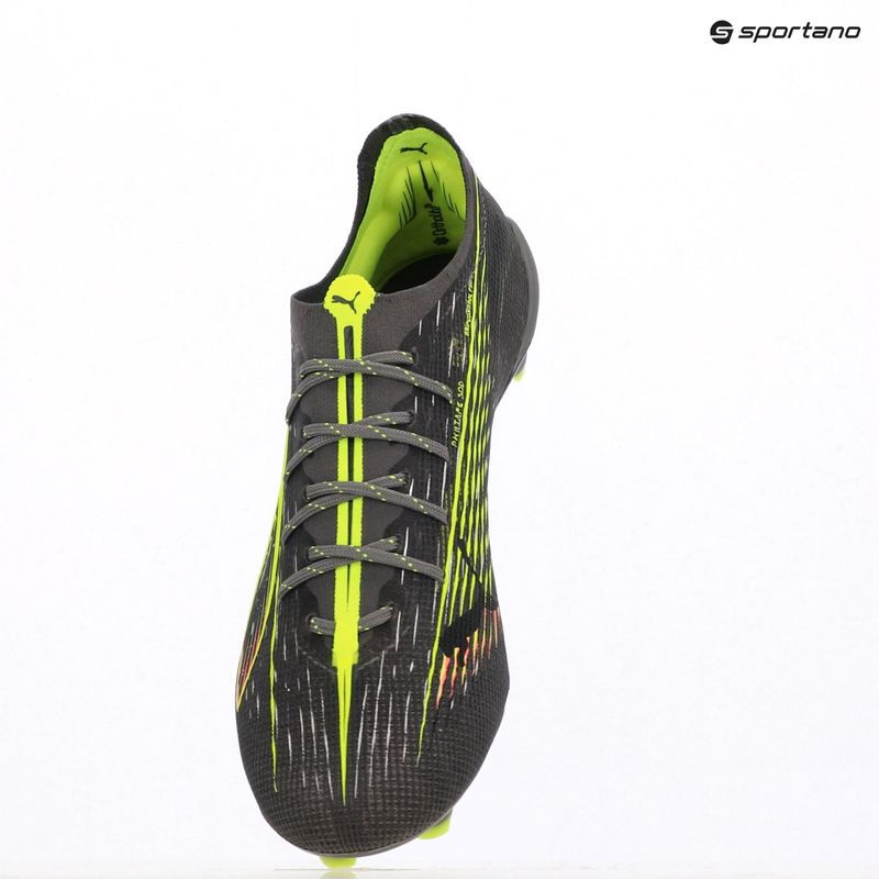 Vyriški futbolo batai PUMA Ultra 5 Ultimate FG matte aged silver/yellow alert/sun struck 9