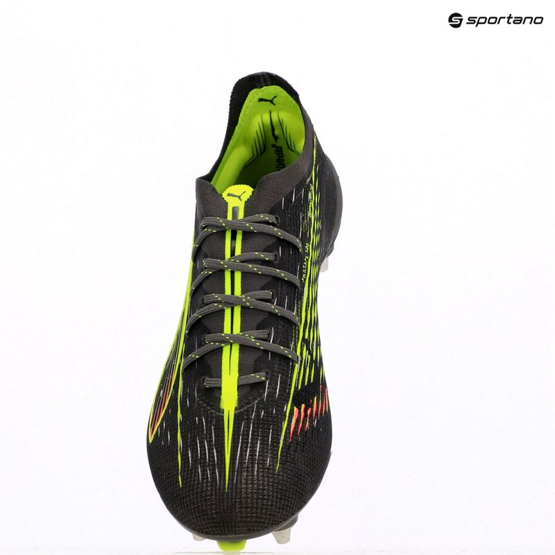 Vyriški futbolo batai PUMA Ultra 5 Ultimate MxSG matte aged silver/yellow alert/sun struck 9