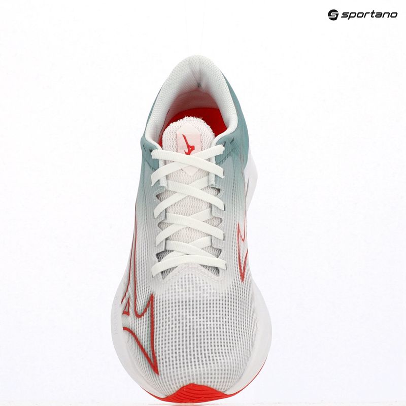 Moteriški bėgimo bateliai Mizuno Wave Rebellion Sonic 2 river white/cayenne/gray mist 9
