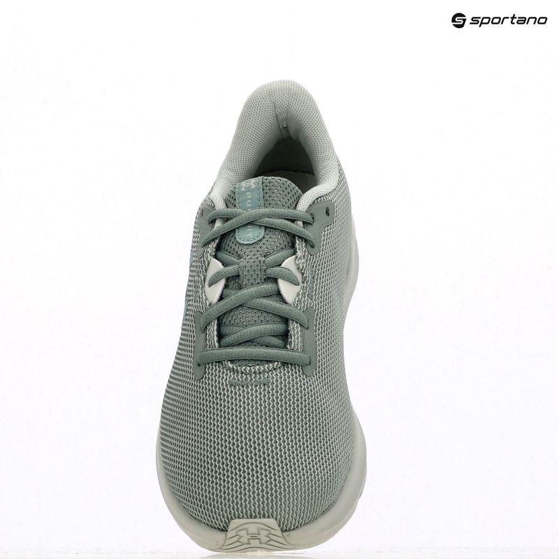 Moteriški bėgimo bateliai Under Armour Charged Pursuit 4 silica green/silica green/metallic silica 9