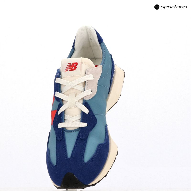 New Balance 327's V1 inkwell/true red batai 9