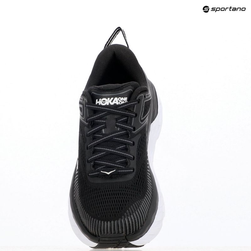 Moteriški bėgimo batai HOKA Bondi 7 black/white 9