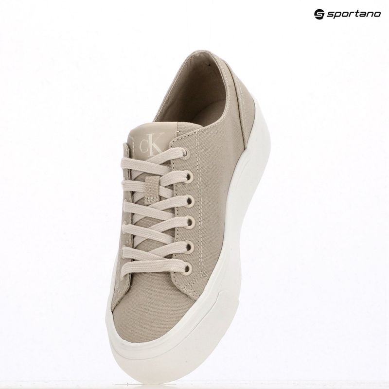 Moteriški sportiniai bateliai Calvin Klein YW0YW01763 Vulc Flatform Low Cv MG eggshell/creamy white 9