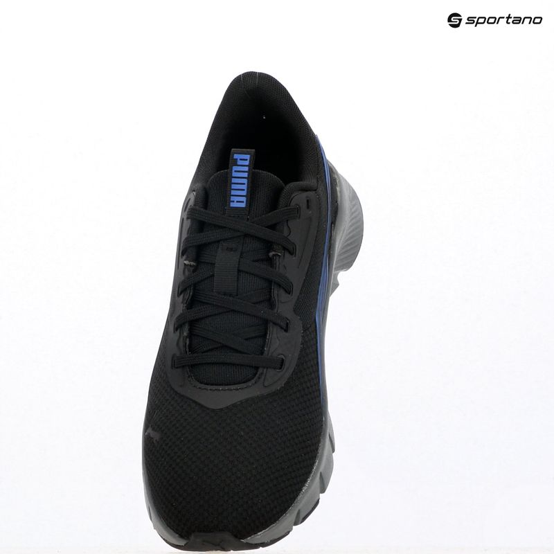 PUMA Flexfocus Lite Modern Woven bėgimo bateliai puma black/vivid blue 11