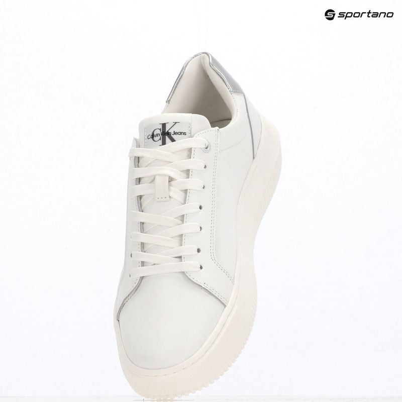 Moteriški batai Calvin Klein YW0YW01224 Cupsole Mono Lth Wn white/silver 9