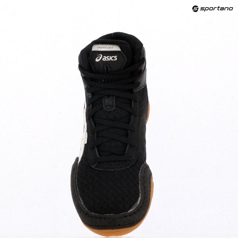 Vaikiški imtynių bateliai ASICS Matflex 7 GS black/white 15