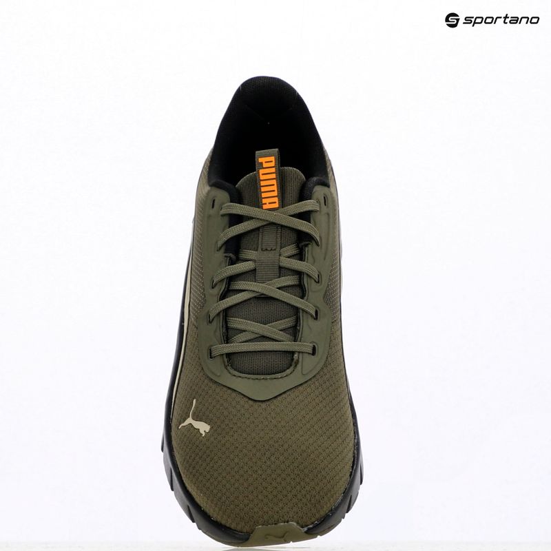 PUMA Flexfocus Lite Modern Woven bėgimo bateliai Loden green/desert dust 3