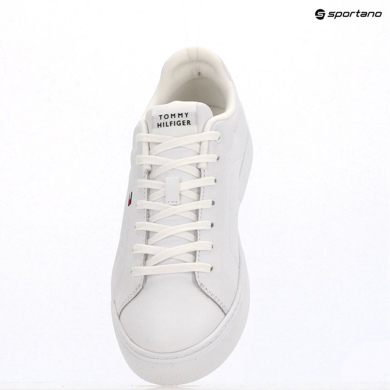 Vyriški batai Tommy Hilfiger Icon Court Lth Flag Ess white 9