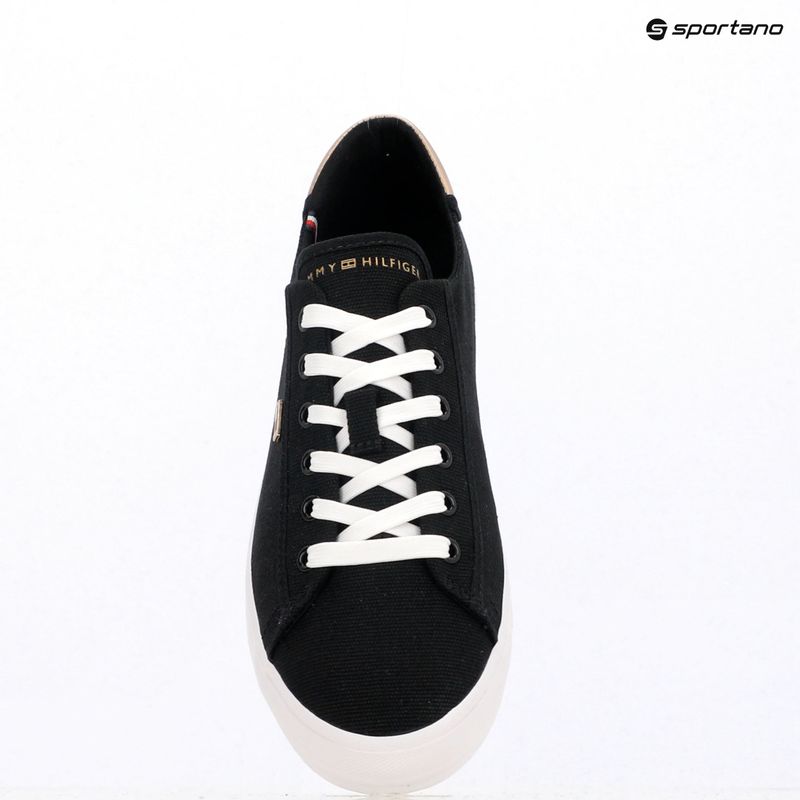 Moteriški sportiniai bateliai Tommy Hilfiger Vulc Canvas Lace Up black 9