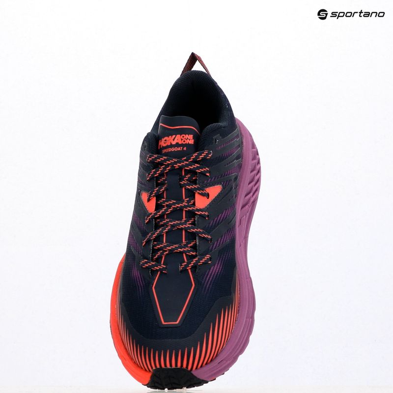 Moteriški bėgimo batai HOKA Speedgoat 4 outer space/hot coral 9
