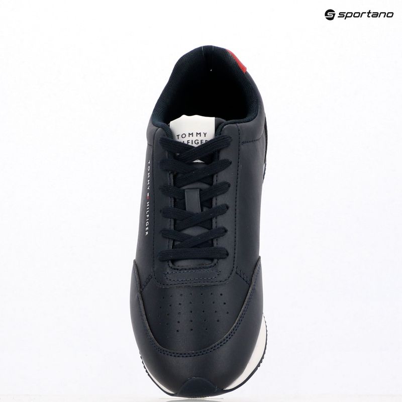Vyriški batai Tommy Hilfiger Lo Runner Pu Mix desert sky 9