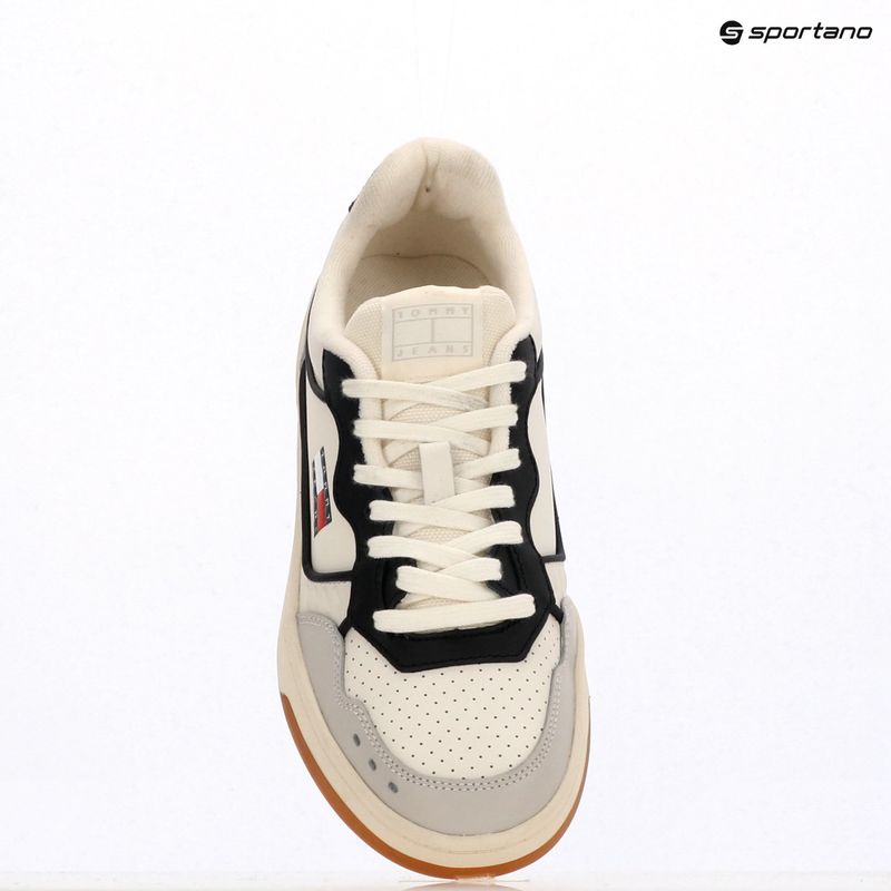 Vyriški batai Tommy Jeans Cupsole Elevated Leather ivory 9