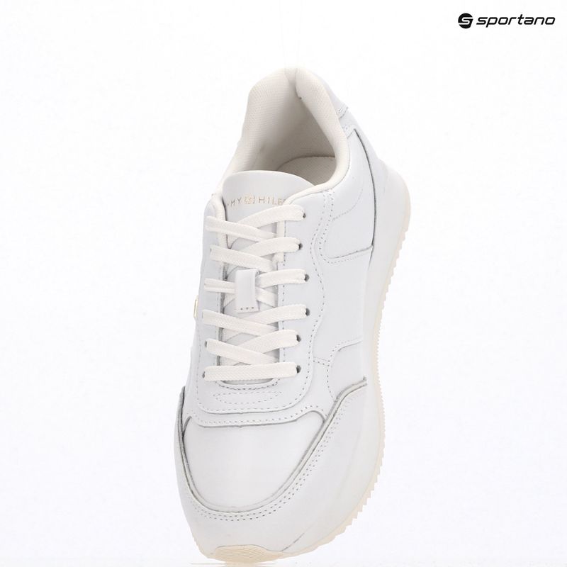 Moteriški batai Tommy Hilfiger Leather Runner white 9