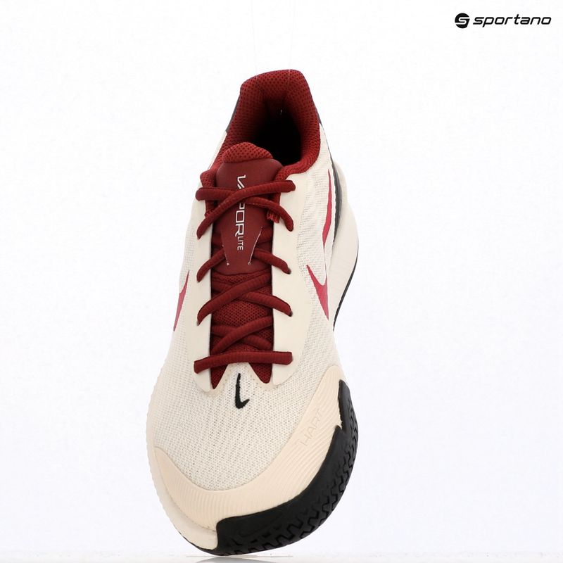 Moteriški teniso batai Nike Vapor Lite 3 pale ivory / rush pink / sail / team red 9