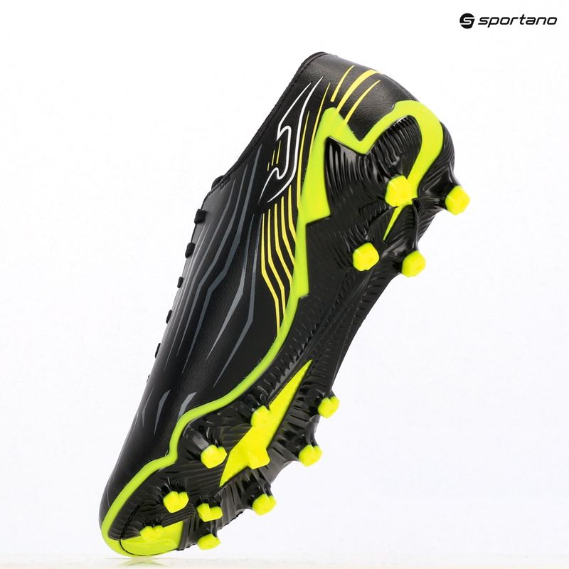 Vyriški futbolo batai Joma Propulsion FG black/fluor yellow 9