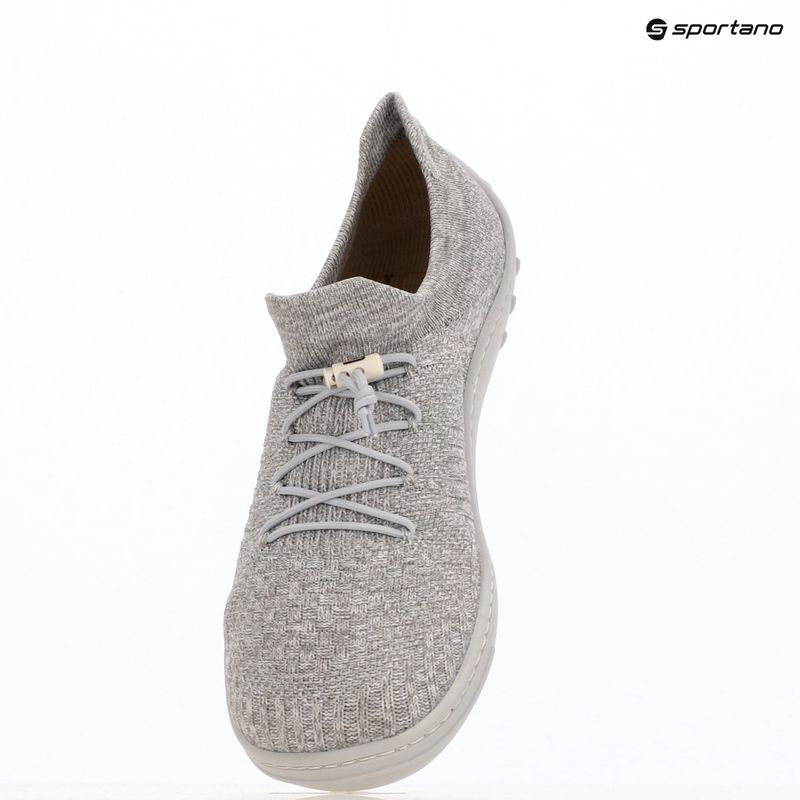 Vyriški barefoot batai Brubeck Barefoot Merino šviesiai pilki/pilki 9