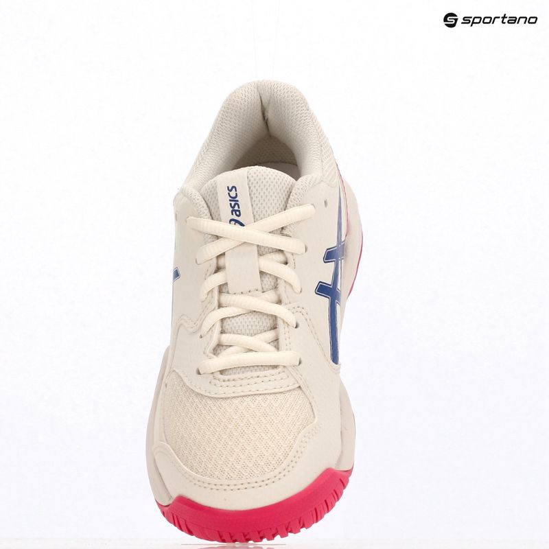 Vaikiški teniso bateliai Asics Gel-Dedicate 8 GS Jr cream/dark cobalt 9