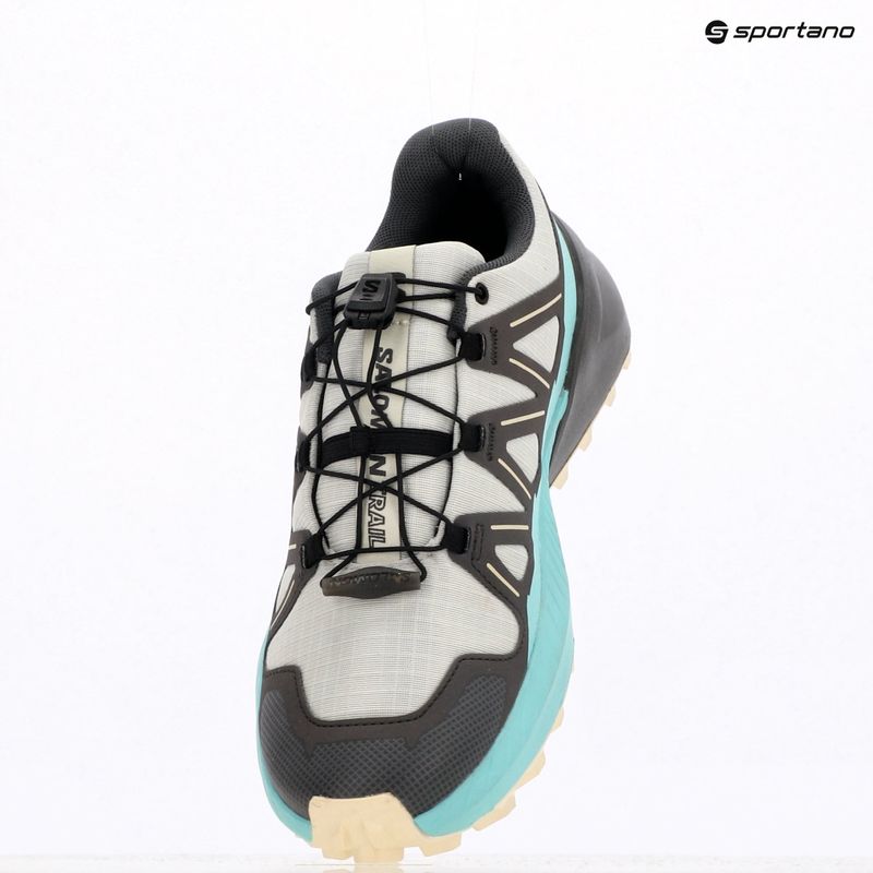 Moteriški bėgimo bateliai Salomon Speedcross Peak icicle/castlerock/aruba blue 9