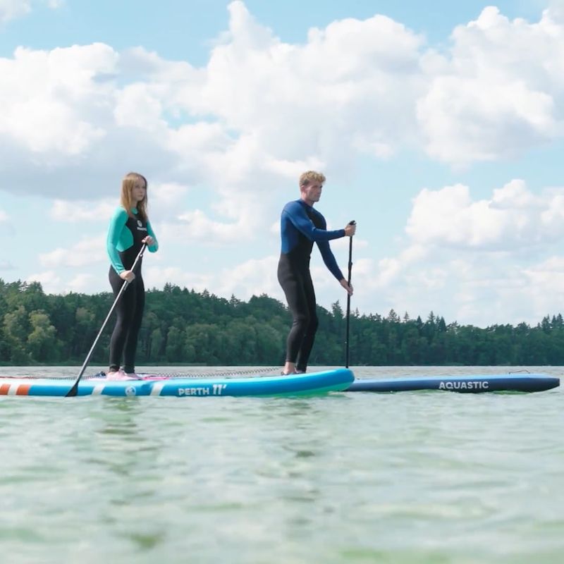 Rinkinys pripučiama lenta SUP AQUASTIC Touring 11'6" green 28