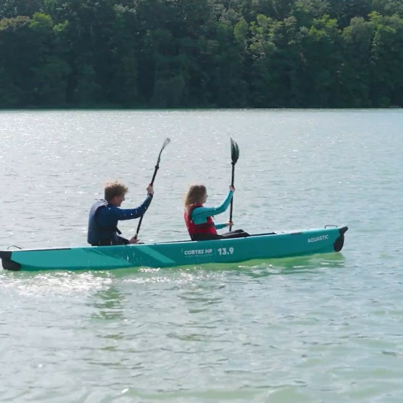 Pripučiama dvivietė baidarė AQUASTIC Cortez 13'5" 410 cm mėlyna 25