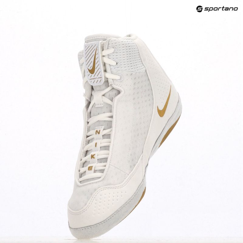 Imtynių bateliai Nike Inflict 4 white/metalic gold/photon dust/black 9