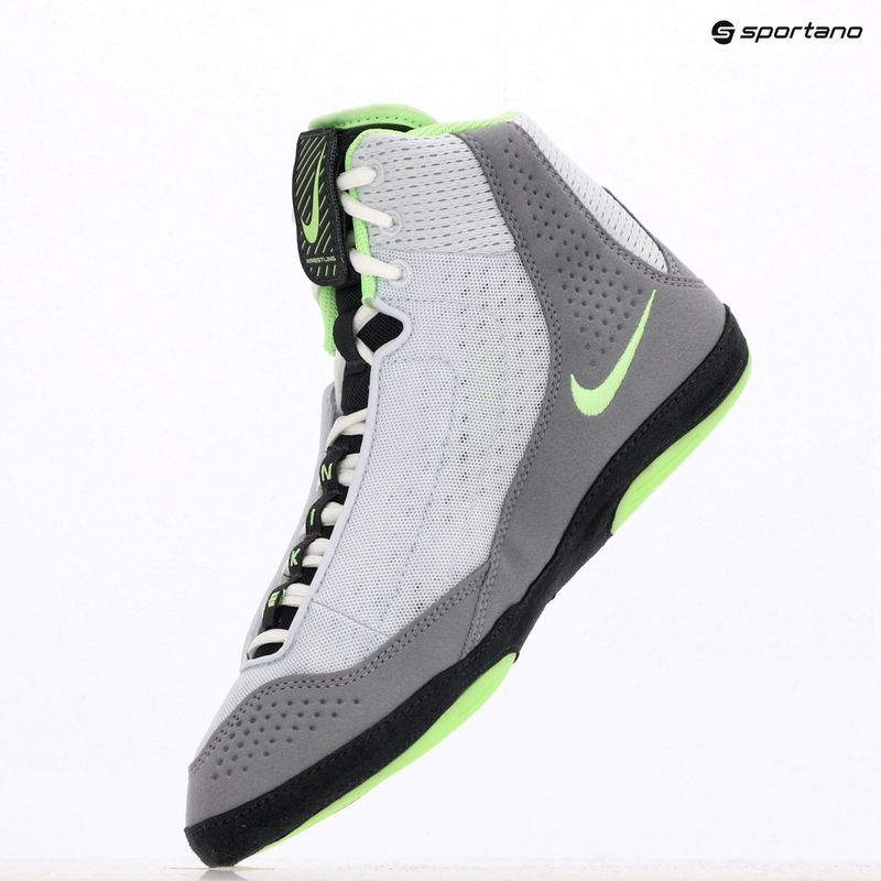 Imtynių bateliai Nike Inflict 4 football grey/lime blast/anthracite/white 9
