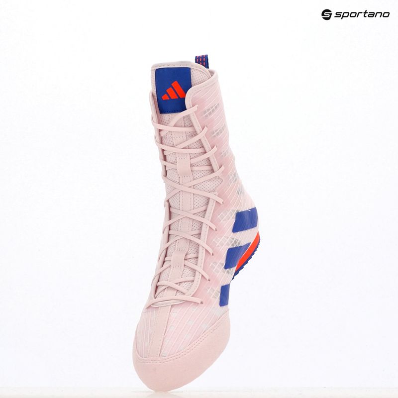 Bokso bateliai adidas Box Hog 4 almost pink/lucid blue/impact orange 20