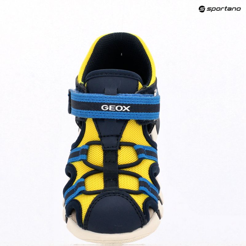 Vaikiški sandalai Geox Iupidoo navy/fluo yellow 9