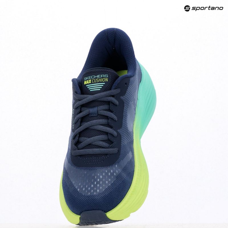 Moteriški bėgimo batai SKECHERS Max Cushioning Endeavour Hallandale navy/lime 9