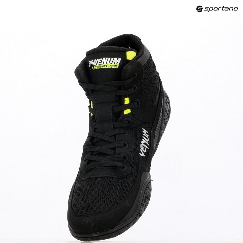 Moteriški batai Venum Training Camp 4.0 Wrestling black/neo green 11