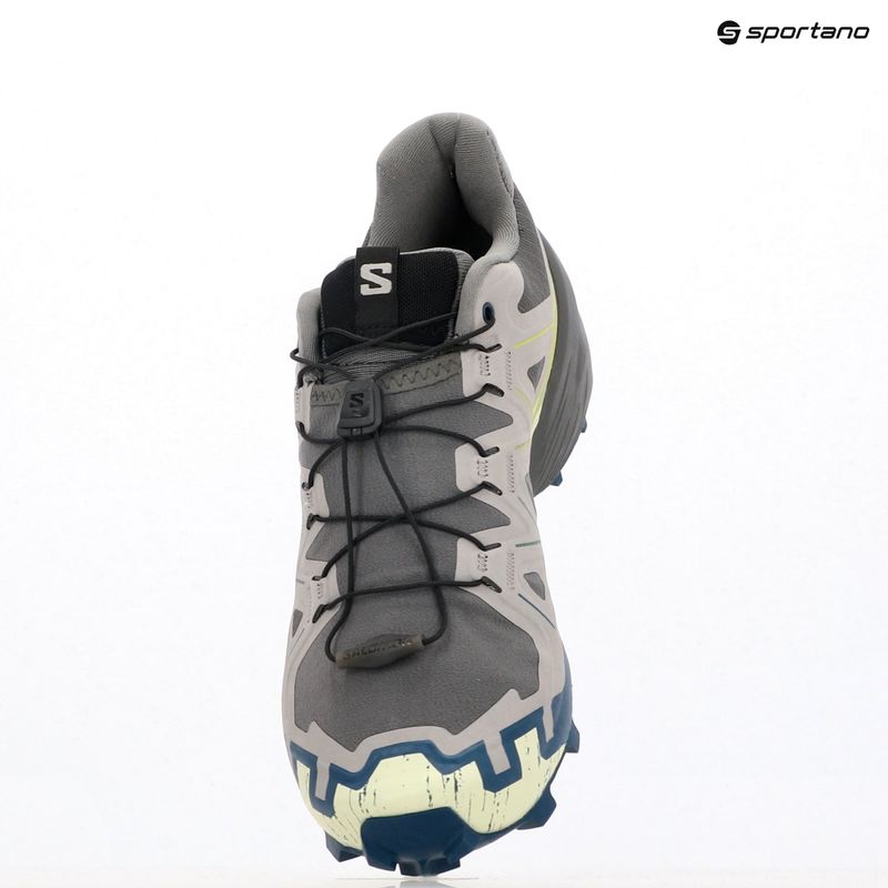 Vyriški bėgimo bateliai Salomon Speedcross 6 castlerock/lime cream/poseidon 12