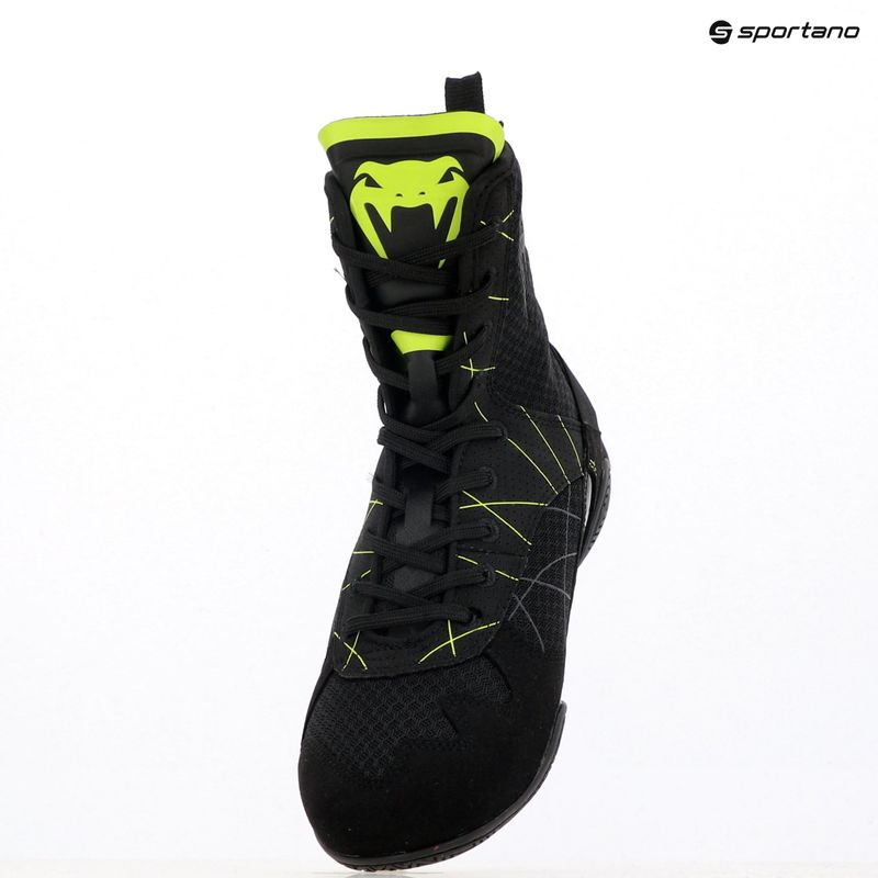 Vyriški barefoot batai Venum Training Camp 4.0 Boxing black/neo green 15