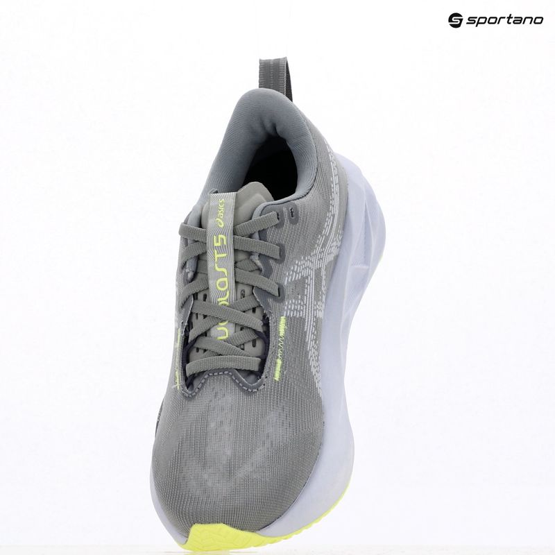 Moteriški bėgimo batai ASICS Novablast 5 gravel/blue fade 9