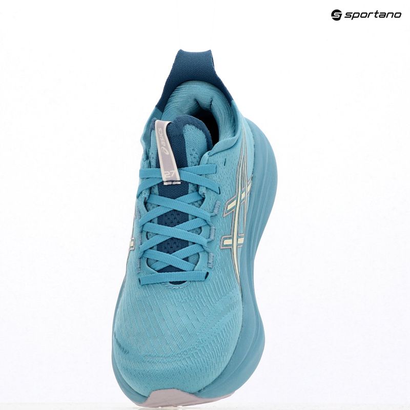 Moteriški bėgimo batai Asics Gel-Nimbus 27 stillwater/cream 9