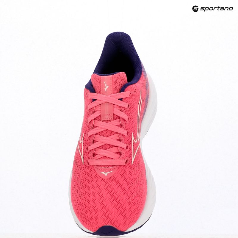Vaikiški bėgimo batai Mizuno Enerzy Rider Jr camelliarose/ snowwhite/violiet 9
