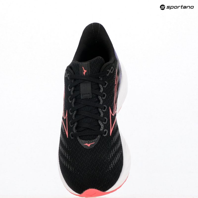 Vaikiški bėgimo bateliai Mizuno Enerzy Rider Jr black/camelliarose/ paisleypurple 9