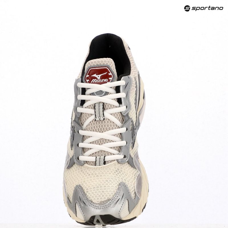 Vyriški batai Mizuno Wave Rider 10 mizuno sniego balta/juoda smėlio/rytų raudona 10