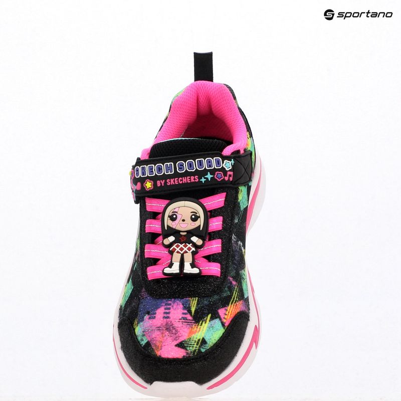 Vaikiški batai Skechers Snuggle Sneaks Skech Squad black/multi 15