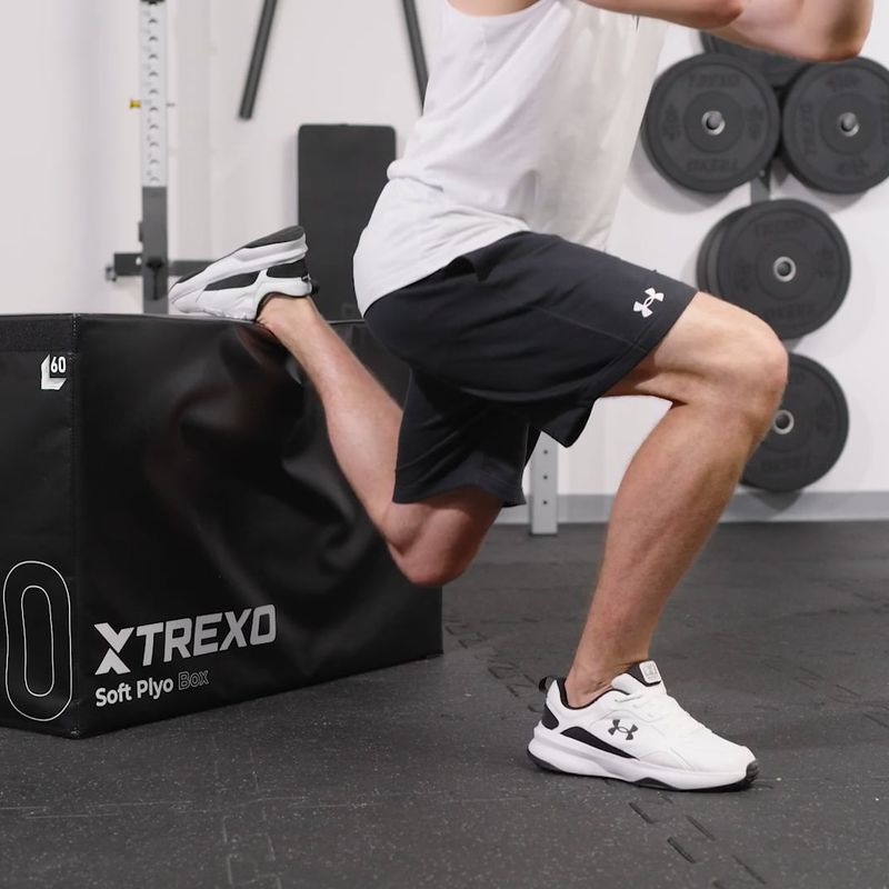 Sulankstoma plyometrinė dėžė XTREXO 60 cm juoda 10