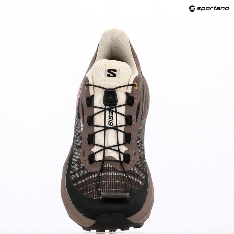 Moteriški bėgimo bateliai Salomon Genesis Iron/vanilla ice/cyclamen 10