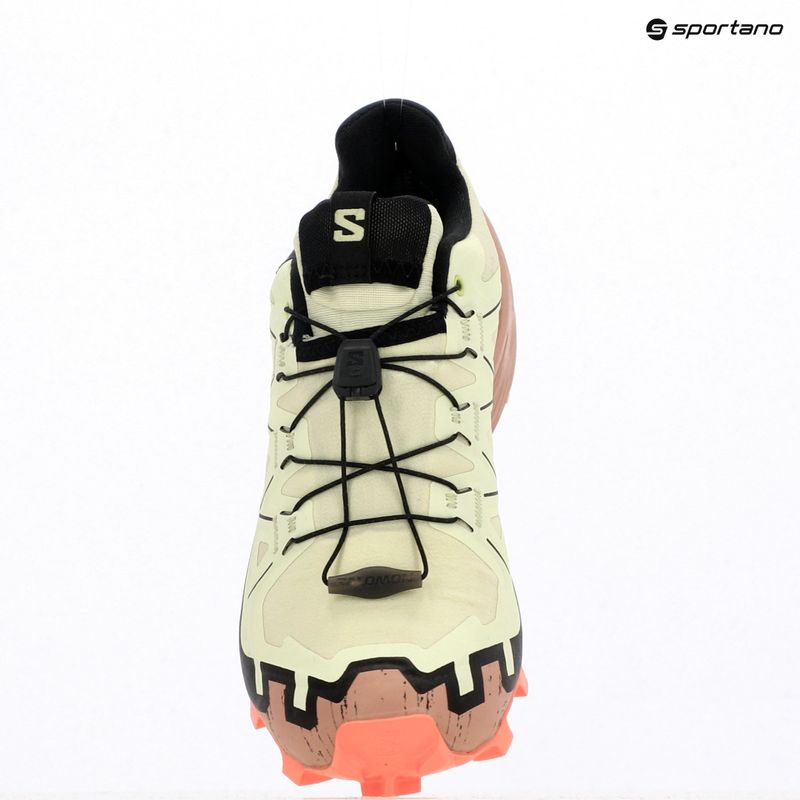 Moteriški bėgimo bateliai Salomon Speedcross 6 GTX lime cream/mahogany rose/black 12